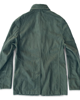 The Agnes Jacket in Olive Herringbone: Alternate Image 3, Outerwear by Taylor Stitch