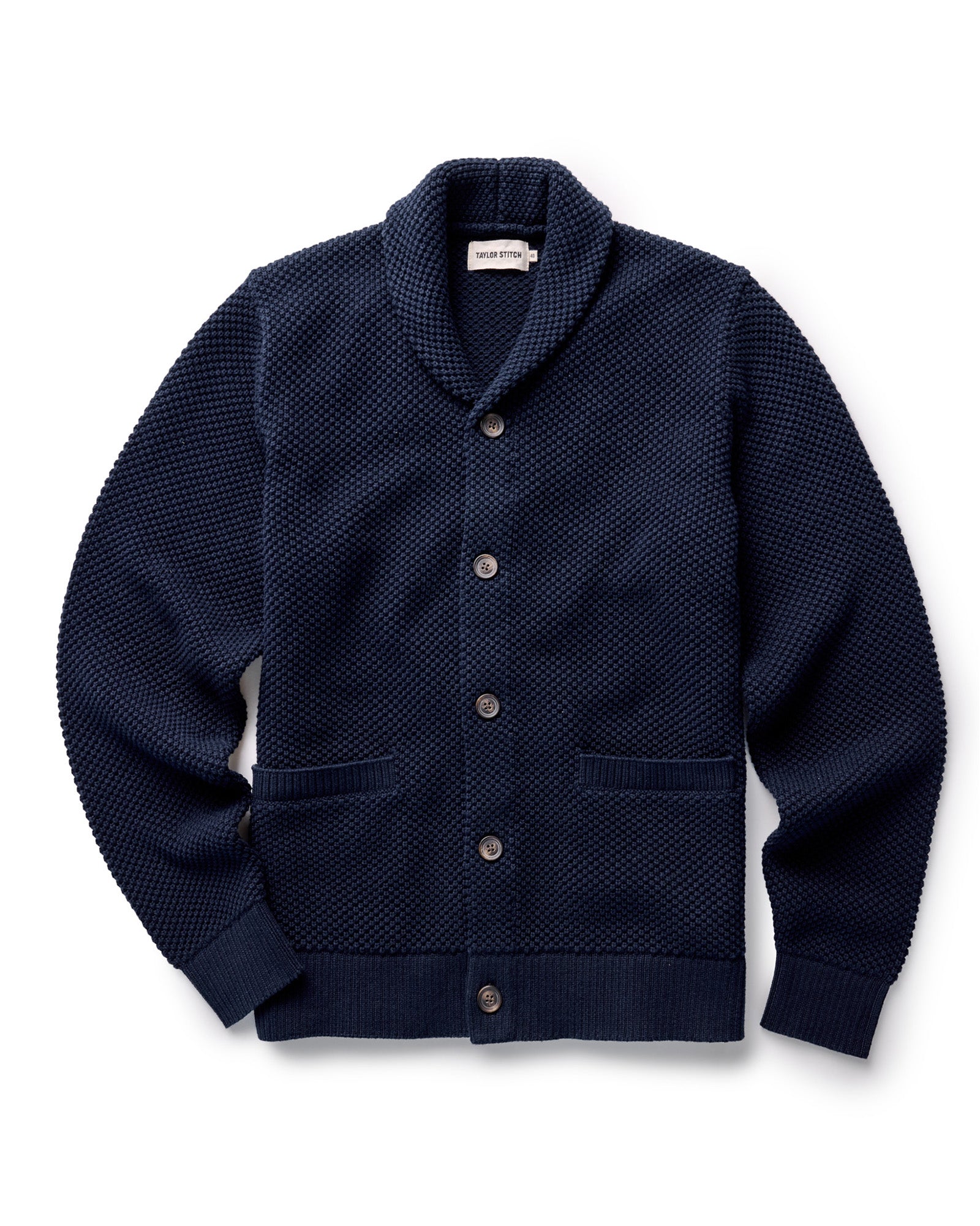 (取寄) テイラー スティッチ メンズ ザ クロフォード セーター Taylor Stitch men The Crawford Sweater Rust The Crawford Mens Cardigan Sweater in Navy | Taylor Stitch