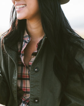 The Agnes Jacket in Olive Herringbone: Alternate Image 4, Outerwear by Taylor Stitch