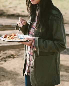 The Agnes Jacket in Olive Herringbone: Alternate Image 6, Outerwear by Taylor Stitch