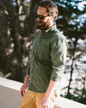 The Jack in Brushed Army Oxford: Alternate Image 1, Wovens by Taylor Stitch