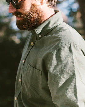 The Jack in Brushed Army Oxford: Alternate Image 4, Wovens by Taylor Stitch