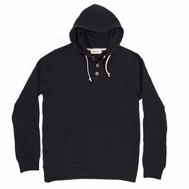 The Charcoal 3 Button Hooded Sweatshirt: Featured Image