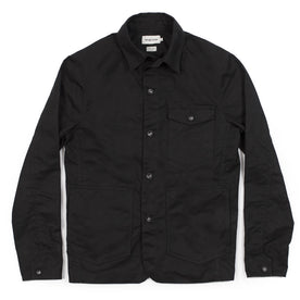 The Project Jacket in Black Water Repellent Canvas: Featured Image