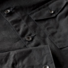 The Project Jacket in Black Water Repellent Canvas: Alternate Image 2