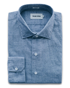 The Hyde in Brushed Sky Melange: Featured Image, Wovens by Taylor Stitch