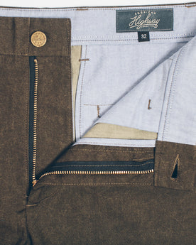 6 Point Pant in Olive Drab Oxford: Alternate Image 2, Pants by Taylor Stitch