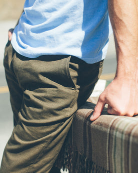 6 Point Pant in Olive Drab Oxford: Alternate Image 4, Pants by Taylor Stitch
