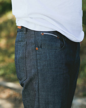 9 Oz. Candiani Italian Selvage Chambray - Slim Fit: Alternate Image 4, Denim by Taylor Stitch