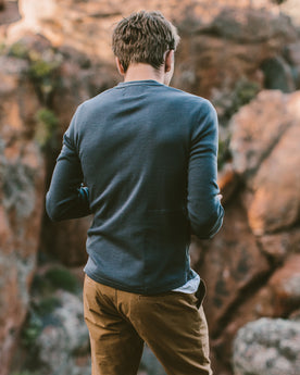 The Merino Henley in Charcoal: Alternate Image 3, Wovens by Taylor Stitch