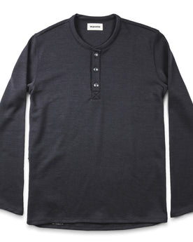 The Merino Henley in Charcoal: Featured Image, Wovens by Taylor Stitch