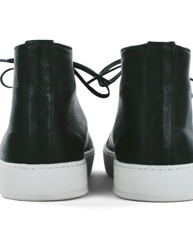 The Court Classic Mid in Black Leather: Alternate Image 3, Footwear by Taylor Stitch