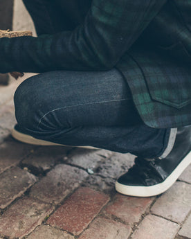 The Court Classic Mid in Black Leather: Alternate Image 5, Footwear by Taylor Stitch