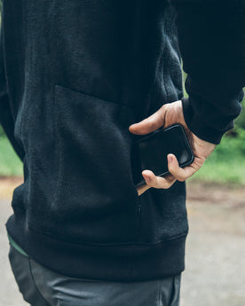 The Merino Crewneck in Black Fleece: Alternate Image 1, Outerwear by Taylor Stitch