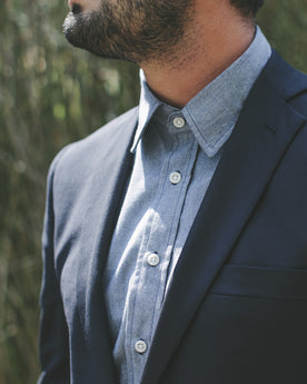 The California in Dark Blue Everyday Chambray: Alternate Image 5, Wovens by Taylor Stitch