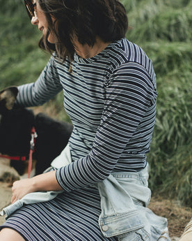 The Eva Dress in Indigo Stripe: Alternate Image 3, Dresses by Taylor Stitch