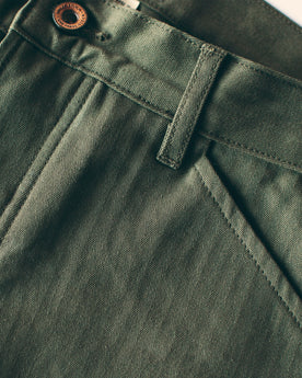 The Camp Pant in Olive Drab Herringbone: Alternate Image 2, Pants by Taylor Stitch