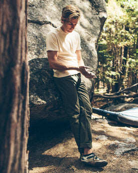 The Camp Pant in Olive Drab Herringbone: Alternate Image 4, Pants by Taylor Stitch