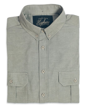 Steel Chambray Shotgun Shirt: Featured Image, Wovens by Taylor Stitch
