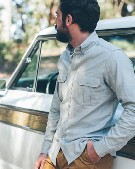 Steel Chambray Shotgun Shirt: Alternate Image 2, Wovens by Taylor Stitch
