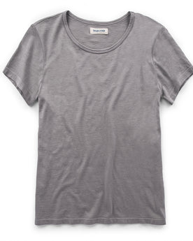 The Elle Crewneck Tee in Heather Grey: Featured Image, Knits by Taylor Stitch