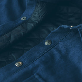 The Task Jacket in Indigo Canvas - featured image