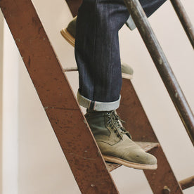 The Democratic Jean in Shuttle Loomed Italian Selvage Denim: Alternate Image 4