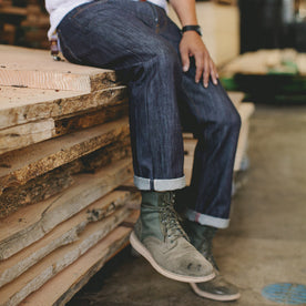 The Democratic Jean in Shuttle Loomed Italian Selvage Denim: Alternate Image 1