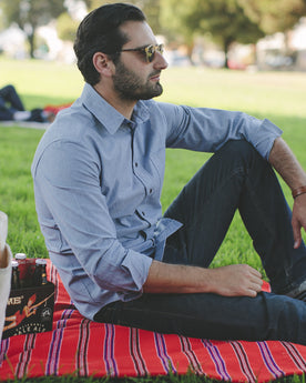 The California in Light Blue Everyday Chambray: Alternate Image 6, Wovens by Taylor Stitch