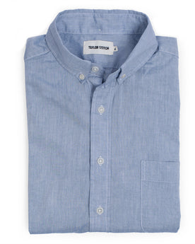 The Short Sleeve Jack in Light Blue: Featured Image, Wovens by Taylor Stitch