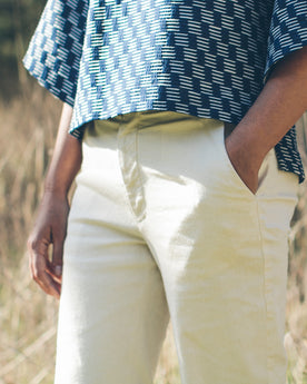 fit model, Bottoms by Taylor Stitch