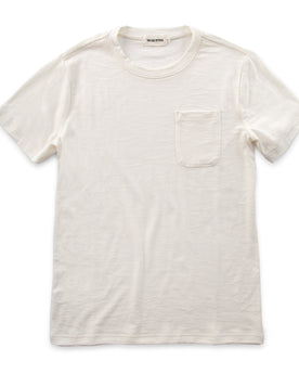 The Crewneck Pocket Tee in Natural Merino: Featured Image, Knits by Taylor Stitch