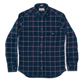 The Crater Shirt in Navy Plaid: Alternate Image 2