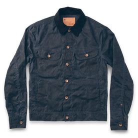 The Long Haul Jacket in Navy Waxed Canvas: Featured Image
