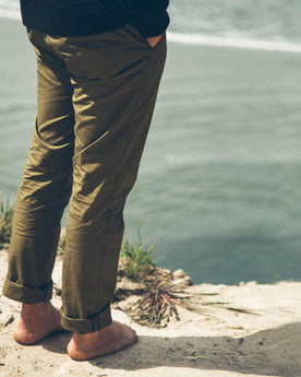 The Travel Chino in Olive: Alternate Image 4, Pants by Taylor Stitch