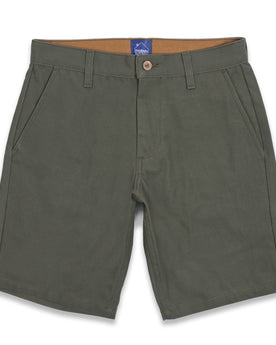 The Camp Short in Moss Duck Canvas: Featured Image, Shorts by Taylor Stitch