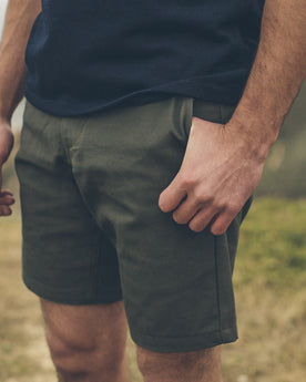 The Camp Short in Moss Duck Canvas: Alternate Image 1, Shorts by Taylor Stitch