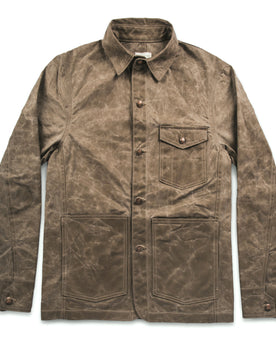 The Project Jacket in Field Tan Beeswaxed Canvas: Featured Image, Outerwear by Taylor Stitch