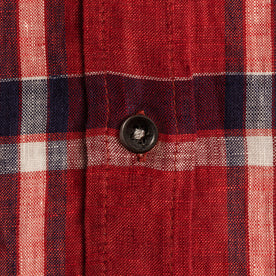The Short Sleeve Jack in Crimson Plaid: Alternate Image 7