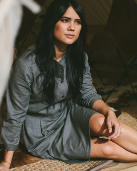 The Juniper Dress in Sage Brushed Cotton: Alternate Image 5, Dresses by Taylor Stitch