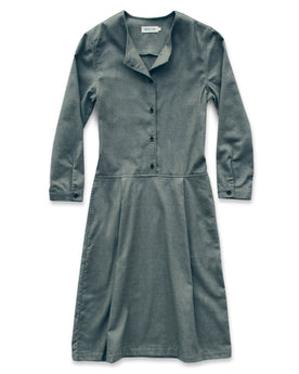 The Juniper Dress in Sage Brushed Cotton: Featured Image, Dresses by Taylor Stitch
