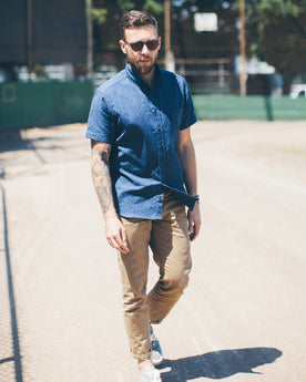 The Short Sleeve Jack in Indigo Star: Alternate Image 4, Wovens by Taylor Stitch