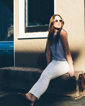 The Dillon in Indigo Stripe: Alternate Image 3, Wovens by Taylor Stitch