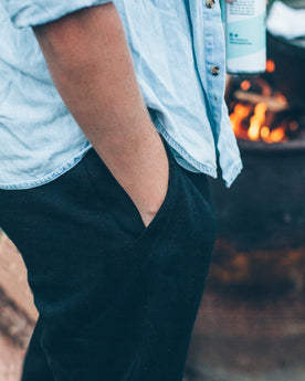 The Merino Sweatpant in Black Fleece: Alternate Image 2, Pants by Taylor Stitch