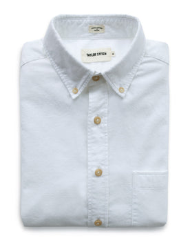The Jack in Brushed White Oxford: Featured Image, Wovens by Taylor Stitch