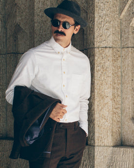 The Jack in Brushed White Oxford: Alternate Image 2, Wovens by Taylor Stitch
