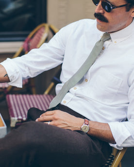 The Jack in Brushed White Oxford: Alternate Image 1, Wovens by Taylor Stitch