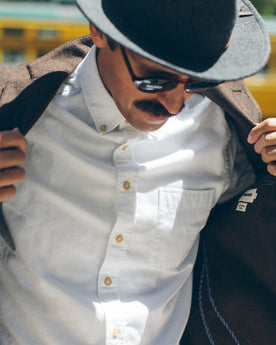 The Jack in Brushed White Oxford: Alternate Image 4, Wovens by Taylor Stitch