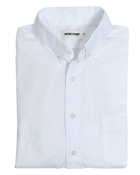The Short Sleeve Jack in White: Featured Image, Wovens by Taylor Stitch