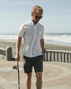 The Short Sleeve Jack in White: Alternate Image 6, Wovens by Taylor Stitch